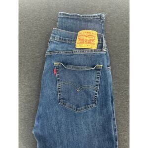 Levi's 511 Slim Fit Jeans Men's 36x32 Medium Blue Faded Wash Stretch Denim